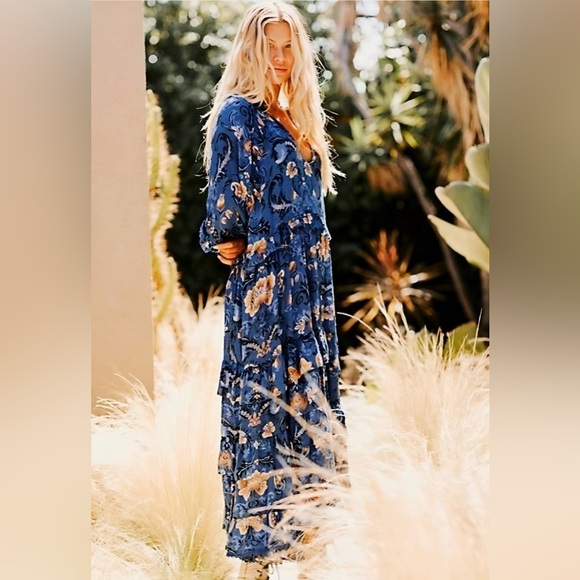 Spell Dresses & Skirts - Spell Aurora Gown in blue EUC very relaxed dress